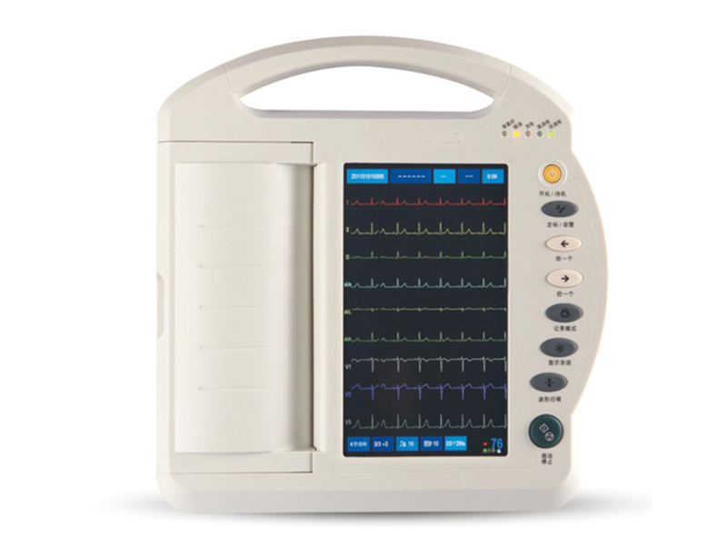 SE-12B Digital Three Channel Color Touch Screen ECG Machine(electrocardiograph）